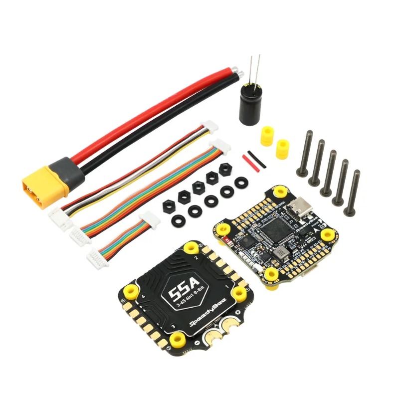อะไหล่โครงโดรน FPV ขนาด 5-8 นิ - Speedybee F405 V4 Bls 55A Stack บทวิจารณ์และราคา